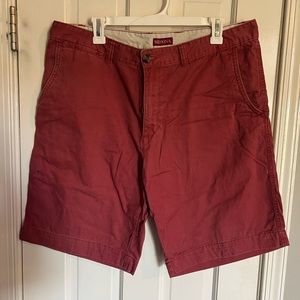 men’s Merona red shorts, size 36 waist